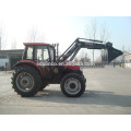 Factory Price !!YTO Wheeled Tractor 90 HP 4WD YTO-904 with front end loader TZ10D, 4 in 1 bucket